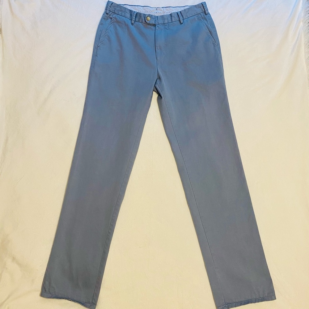 Peter Millar Light Blue Twill Pants
